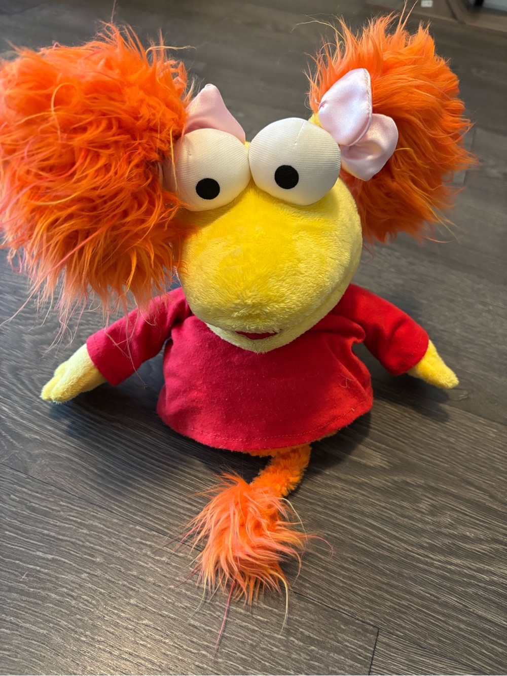 Fraggle Rock Red Fraggle Character Puppet - Vintage Collectible